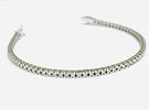 Gioielleria Corvino - Bracciale tennis Oro Bianco 750% 18 KT Diamanti 6.10 carati made in Italy. Gio Image - 2