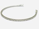 Gioielleria Corvino - Bracciale tennis Oro Bianco 750% 18 KT Diamanti 6.10 carati made in Italy. Gio Image - 3