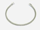 Gioielleria Corvino - Bracciale tennis Oro Bianco 750% 18 KT Diamanti 6.10 carati made in Italy. Gio Image - 6