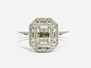 Gioielleria Corvino - Anello Astralia con diamanti taglio brillante & baguette 0.90 Carati in oro Image - 1