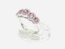 Gioielleria Corvino - Anello veretta magic con zaffiri rosace diamanti 2.25 carati in oro bianco Image - 8