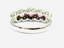 Gioielleria Corvino - Anello veretta magic con zaffiri rosace diamanti 2.25 carati in oro bianco Image - 9
