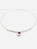 Gioielleria Corvino - Collana con pendente sorriso con rubini e diamanti 2.45 carati in oro bianco Image - 5