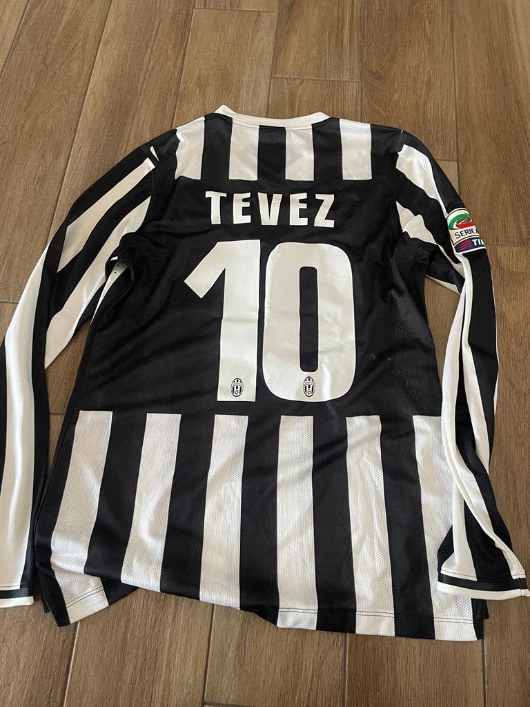 MAGLIA AUTENTICA GARA L/S JUVENTUS CARLOS TEVEZ . Maglia Juventus Autentica da gara preparata 