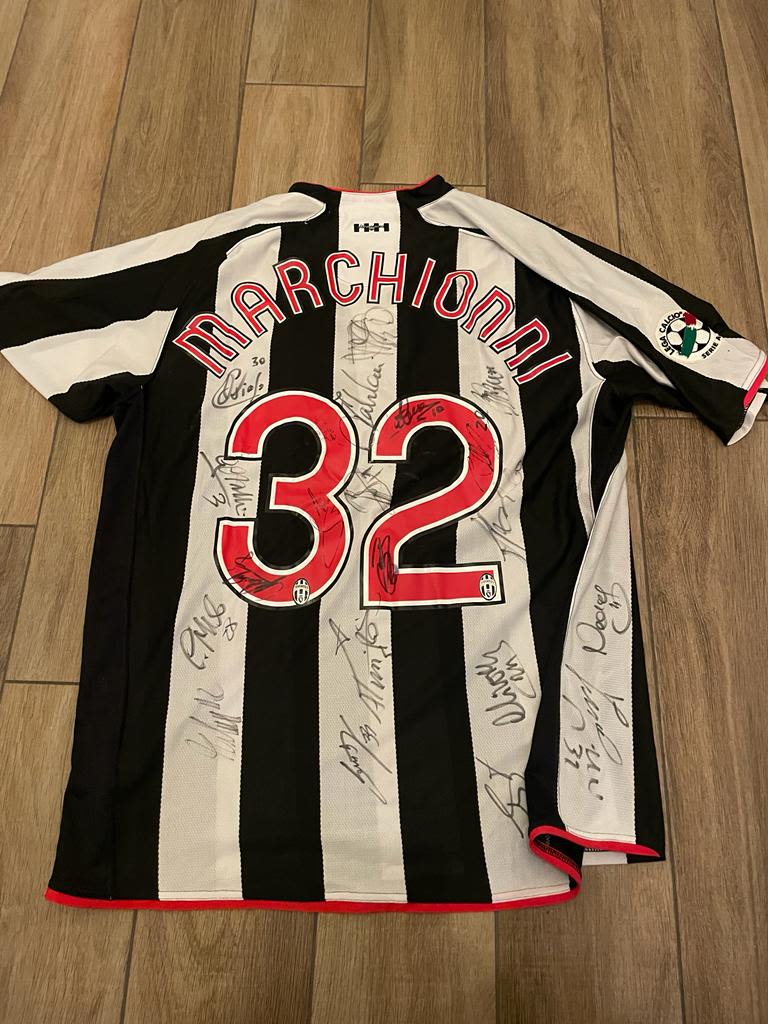 MARCO MARCHIONNI 2007/08 FIRMATA. Maglia autentica nike Juventus preparata per Marco Marchionni 