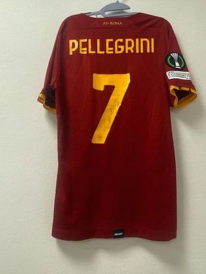 PELLEGRINI - SHIRT N.7 ROMA. Lorenzo Pellegrini (Rome, June 19, 1996) is an Italian footballer 