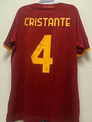 CRISTANTE - SIGNED ROMA SHIRT N.4
. Bryan Cristante (born 3 March 1995 in San Vito al 