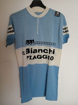 CICLISMO - MAGLIA BIANCHI - PIAGGIO