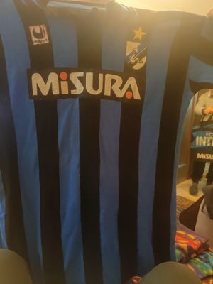 Maglia Internazionale F.C. Uhlsport Inter 88/89 Ramon Diaz preparata. Maglia ufficiale 