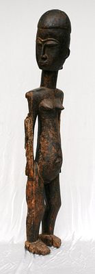 SCULTURA LIGNEA DI DONNA CIVILTA' BAMBARA
CIVILTA' BAMBARA (MALI). SCULTURA LIGNEA DI DONNA 
