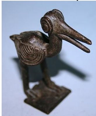 FENICOTTERO 
ASHANTI - GHANA 
FUSIONE A CERA PERSA 
ANONIMO 