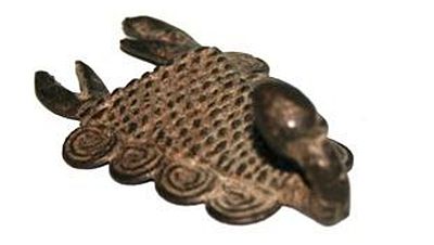 PESI PER ORO. SCORPIONE 
ASHANTI - GHANA 
FUSIONE A CERA PERSA 
ANONIMO 