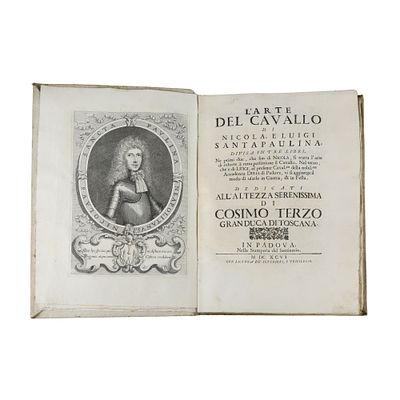 L’Arte del Cavallo di Nicola e Luigi Santapaulina divisa in Tre Libri. Stampato in Padova nella 