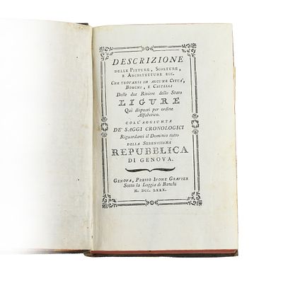 Guida Artistica e Storica di Genova e della Liguria (2 Volumi). ​INSTRUZIONE DI QUANTO PU&Ograve; 