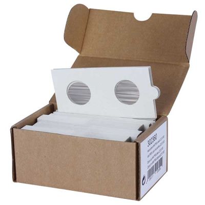 100 Coin Holders, 30 mm, Leuchtturm, Germany. We are importers of collection accessories of the 