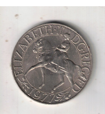 QUEEN ELIZABETH SILVER JUBILEE 1977 COIN