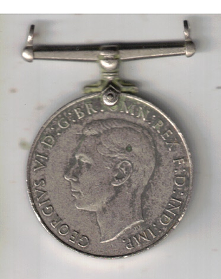 GEORGE VI DIFENCE MEDAL 1939-1945 XF
