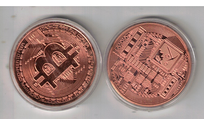 BIT COIN COPPER 33 GMS ( 2 PCS)