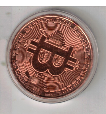 BIT COIN COPPER 33 GMS ( 1 PCS)