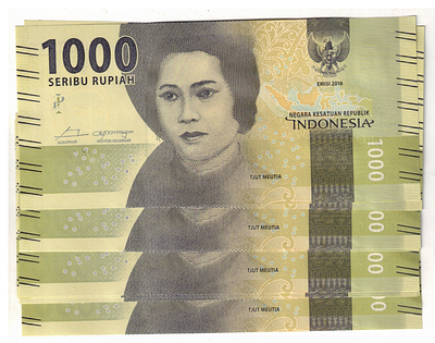 INDONESIA 1000 RUPIAH UNC ( 10 PCS ) SAME BUNDEL S N