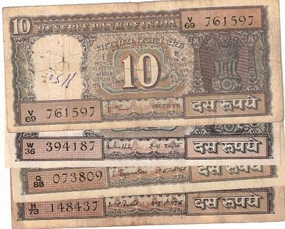 10 RS ALL DIFFERENT GOVENRE USED WITH AMITAV