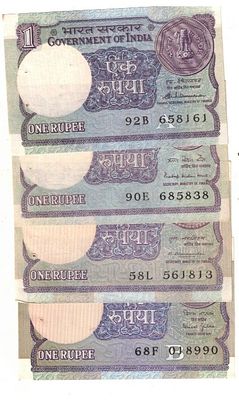 1 RS ( 8 NOTE ) UNC ALL DIFFERENT GOVERNER