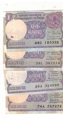 1 RS ( 8 NOTE ) UNC ALL DIFFERENT GOVERNER