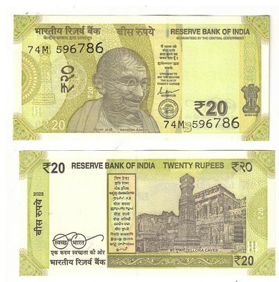 20 RS ( 10 NOTE ) STARTING HOLLY NUMBER 786*** GEM UNC
