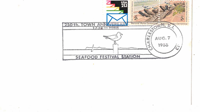 USA SEAFOOD FESTIVAL STATION 7 AUG 1985 SPECIAL COVER