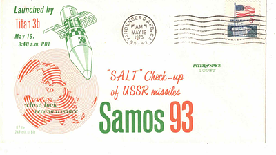 USA SPECIAL COVER SAMOS 93 16 MAY 1973