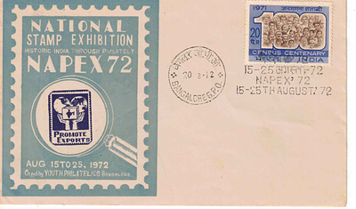 NATIONAL STAMPS EXHIBTION NAPEX 72 FDC