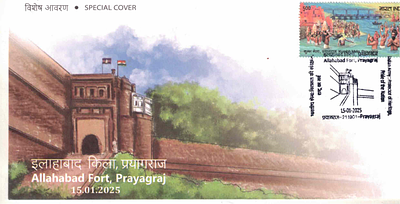 SPECIAL COVER ALLAHABAD FORT 15-01-2025