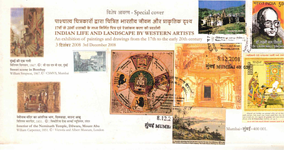 INDIAN LIFE AND LANDSCAPE BY WESTERN ARTISTA 8-12-2008 COVER