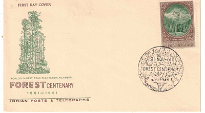 FDC FOREST CENTENARY 1861-1961