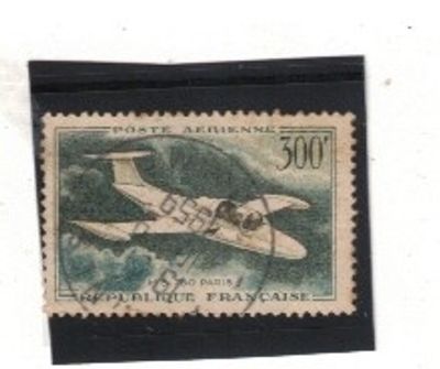 FRANCE SCOOT # C38 AIRMAIL STAMPS USED