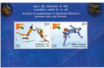 2023 INDIA 50 years of establishment of Diplomatic Relations between India and Vietnam Joint 