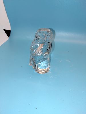 LOVELY GLASS OWL 14Cm