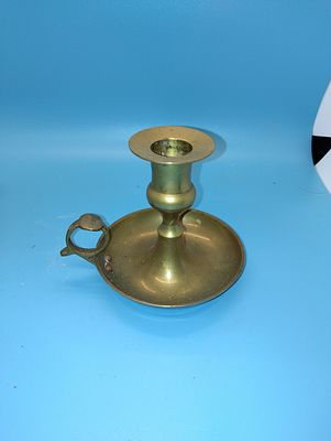 NICE BRASS FINGER CANDLE HOLDER