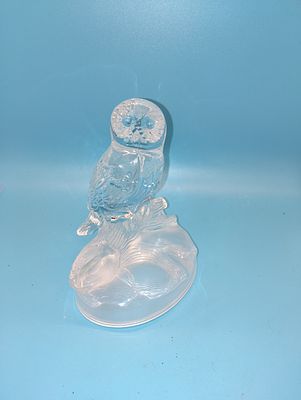 VERY NICE GLASS OWL ORNAMENT