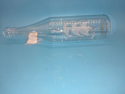 GLASS SHIP IN A BOTTLE