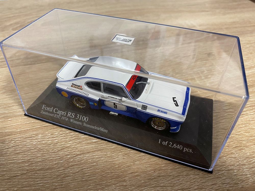 FORD CAPRI MK1 RS3100 ZANDVOORT ETC 1974 CASED AND BOXED