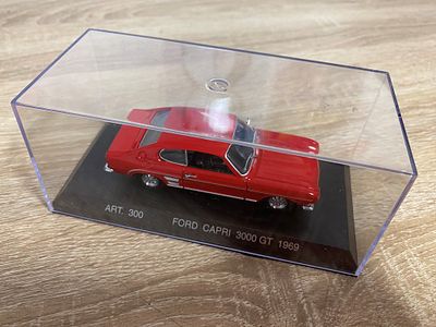 DETAIL CARS FORD CAPRI MK 1 3000GT RED CASED AND BOXED