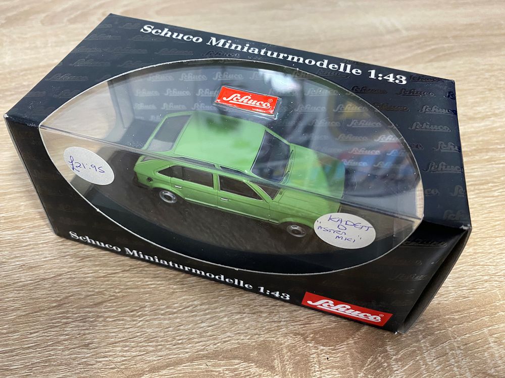 RARE SCHUCO OPEL KADETTE D ASTRA MK 1 IN PISTACCIO CASED AND BOXED