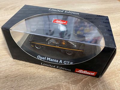 RARE SCHUCO OPEL MANTA A GTE BLACK WITH BLACK CASED AND BOXED