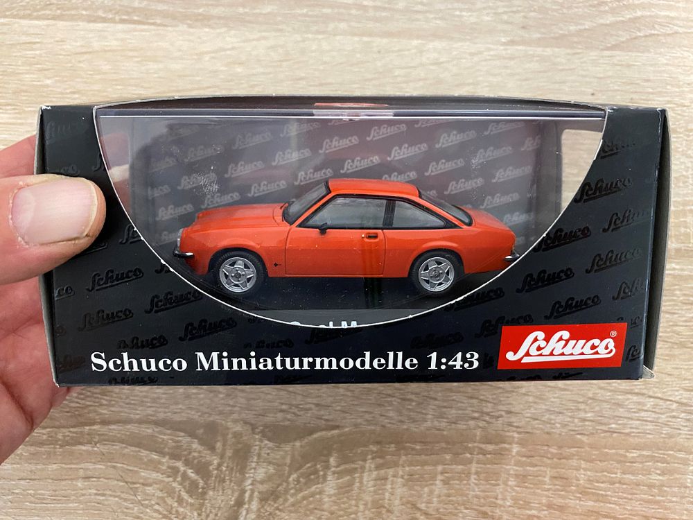 RARE SCHUCO OPEL MANTA B IN RED CASED AND BOXED