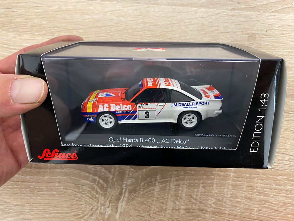 BOXED AND CASED OPEL MANTA B 400 ''AC DELCO'' LTD EDITION OF 500