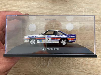 SCHUCO OPEL MANTA B400 CASED AND BOXED 1/43 RALLY