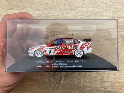 ONYX VAUXHALL VECTRA BTC 1997 JOHN CLELAND CASED AND BOXED 1/43 RALLY