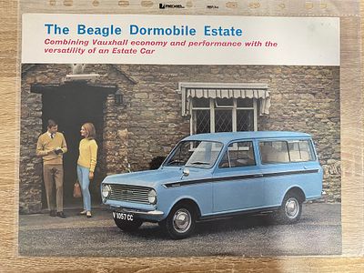 ORIGINAL VINTAGE THE BEAGLE DORMOBILE ESTATE BROCHURE IN A4 COVER