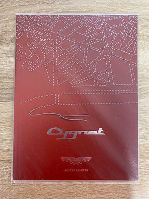 ORIGINAL RARE ASTON MARTIN CYGNET BROCHURE IN A4 COVER